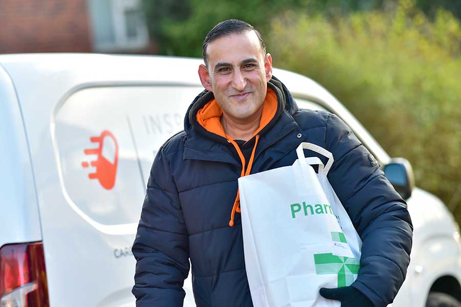pharmacy-delivery-staffordshire-02 Inspire Pharmacy on a delivery in Staffordshire
